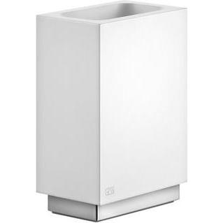 Gessi, Badarmatur, Rettangolo Accessoires Glashalter einzeln Standversion, Becher weiss, 20834