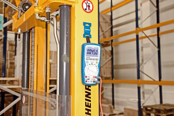 Productafbeelding Peaktech 7100 Magnetische houder voor meetinstrumenten, blauw / zwart
