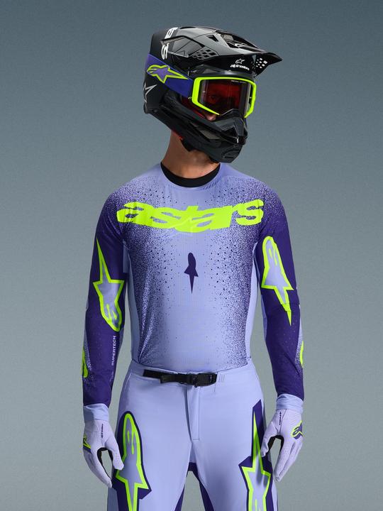 Actual product image Alpinestars Jersey Supertech Scenz Purpl (XXL)