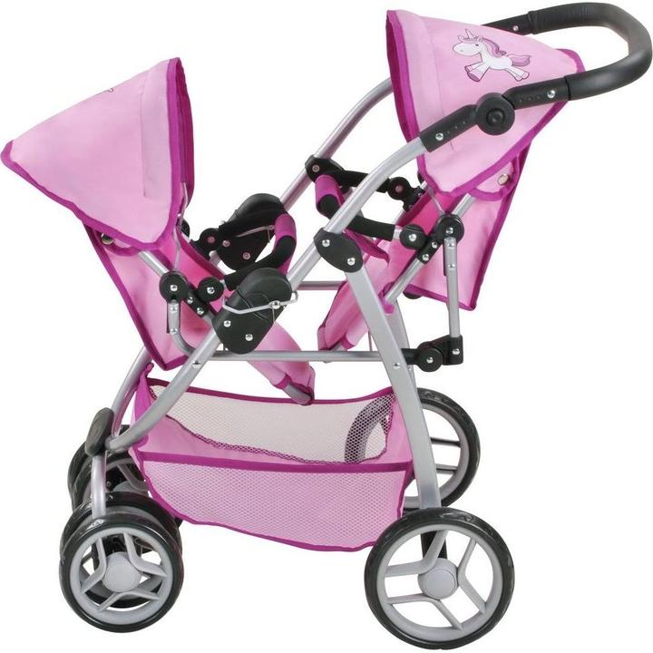 Actual product image Knorrtoys Zwillingspuppenwagen Milo - UMA. Das Einhorn