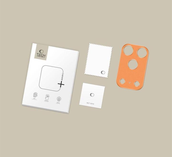 Immagine prodotto Tech-Protect Camalloy Fit+ Kameraschutz Iphone 17 Pro Max Kosmisches Orange (Apple iPhone 17 Pro Max)