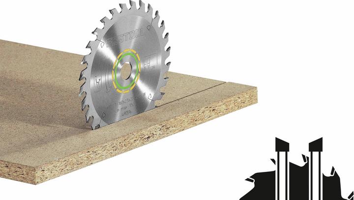 Actual product image Festool Circular saw blade HW 160x2,2x20 W28