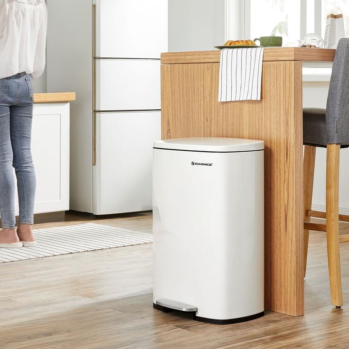 Produktbild Songmics Mülleimer 50,0 l weiss (50 l)