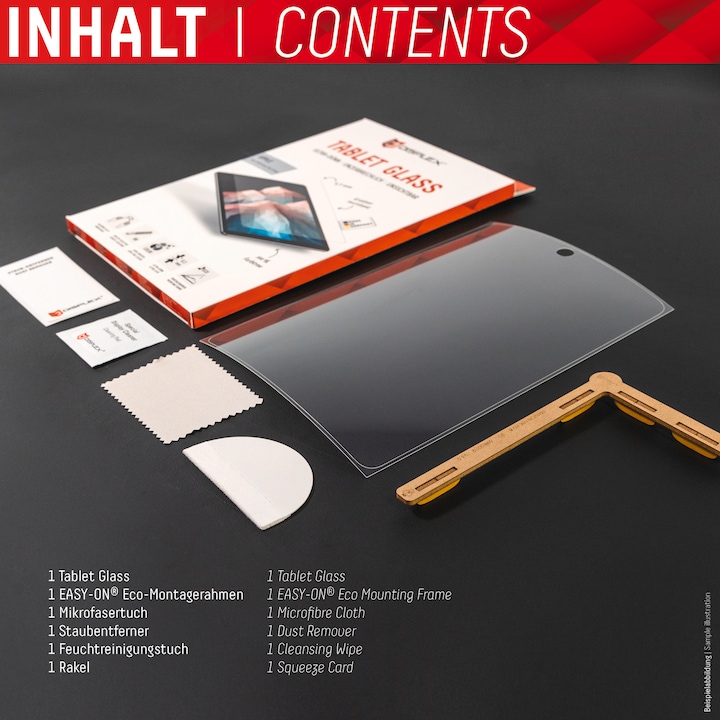 Produktbild Displex Tablet Glass, Tablet Schutzglas (1 Stück, Galaxy Tab S7+, Galaxy Tab S7 FE, Galaxy Tab S8+)