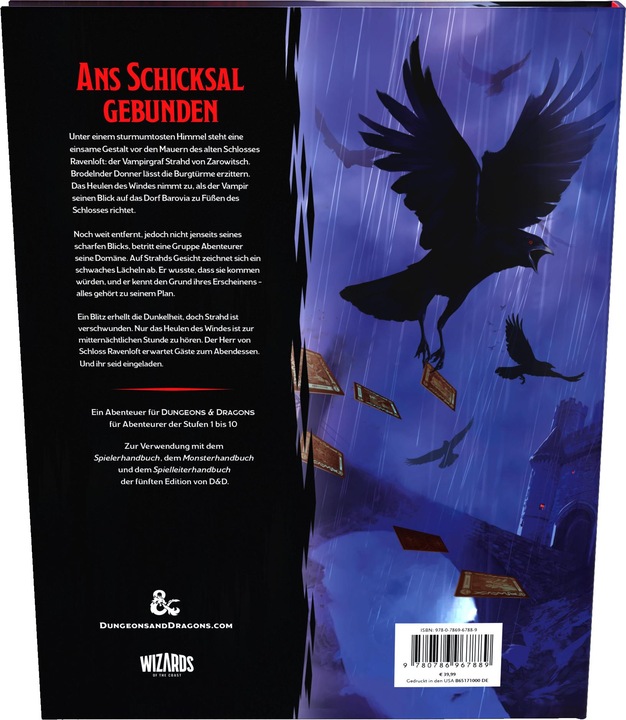 Produktbild Wizards of the Coast Dungeons & Dragons - Curse Of Strahd - Deutsch (Deutsch)