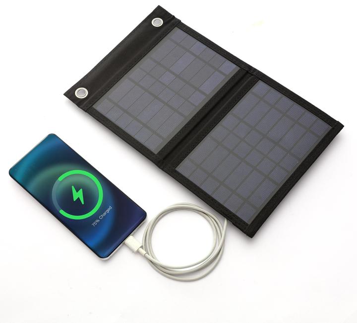 Produktbild Felixx Solar Ladegeräte Handy 5W sw (5 W, 0.13 kg)