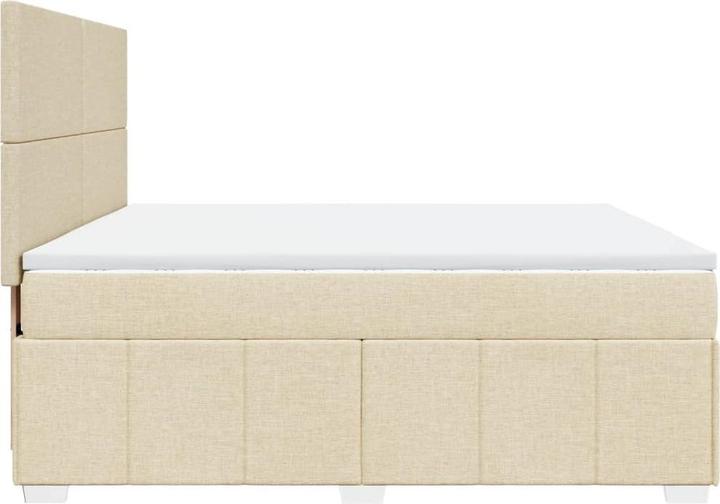Produktbild vidaXL Bo x springbett mit Matratze 90 x 200 cm Stoff (90 x 200 cm)
