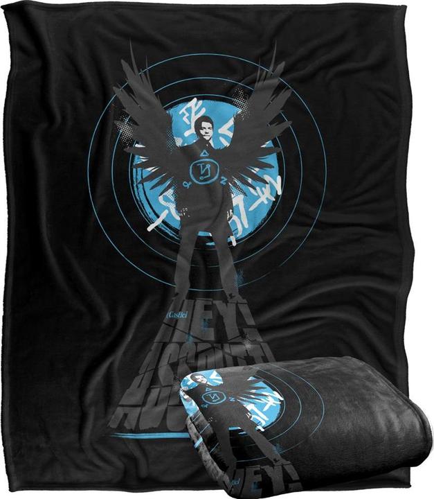 Actual product image Supernatural Hey Assbutt Castiel Blanket (152 x 127 cm)
