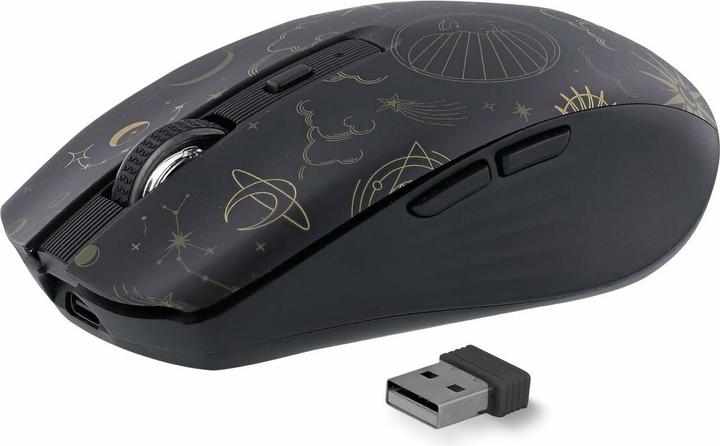 Actual product image T'nB Souris Sans Fil Exclusiv' (Noir/Or) (Wireless)