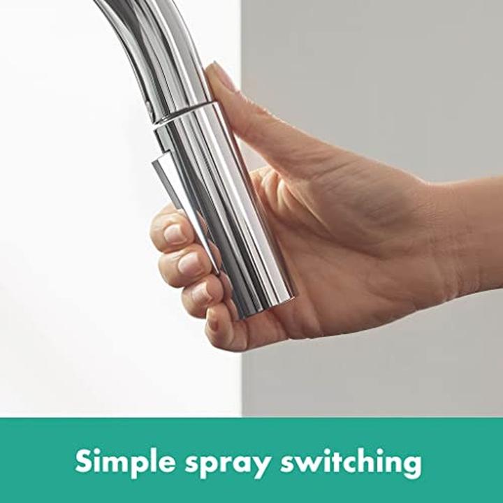 Produktbild hansgrohe Focus M41 Einhebel-Küchenarmatur 240, Ausziehbrause, 2 Strahlarten