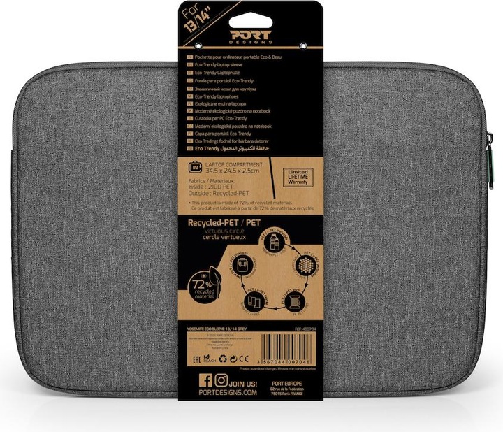 Immagine prodotto Port Designs Yosemite Eco (14", Universale)