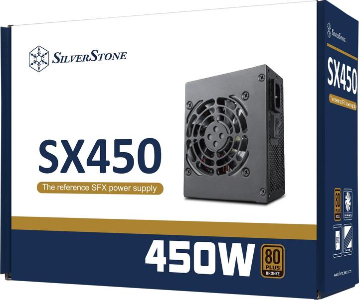 Produktbild Silverstone SST-SX450-B - Netzteil (intern) - ATX12V 2.4/ SFX12V (450 W)
