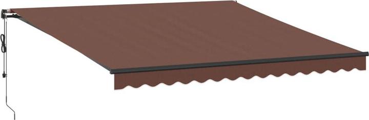 Image du produit vidaXL Markise Gelenkarmmarkise Sonnenmarkise Automatisch Braun 400x350cm (4 m)