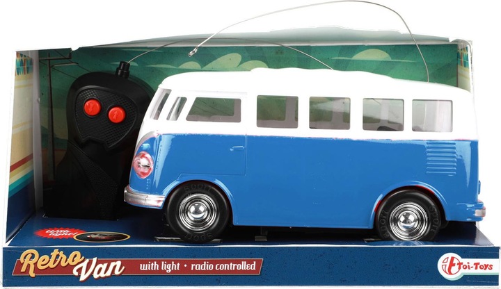 Actual product image Toi-Toys RC Controlled Car Retro Van with Light