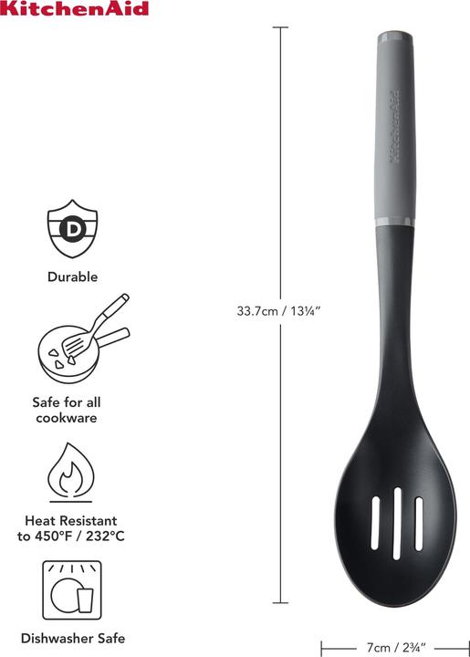 Productafbeelding KitchenAid Ka Kern Lepel Houtskool Grijs