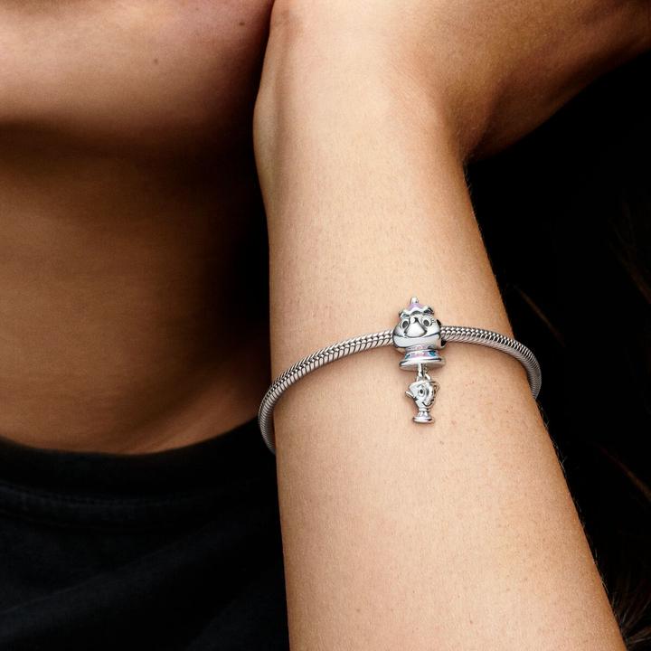 Produktbild Pandora Hänger Disney die Schöne und das Biest Mrs. Potts and Ch (Emaille, Silber 925)