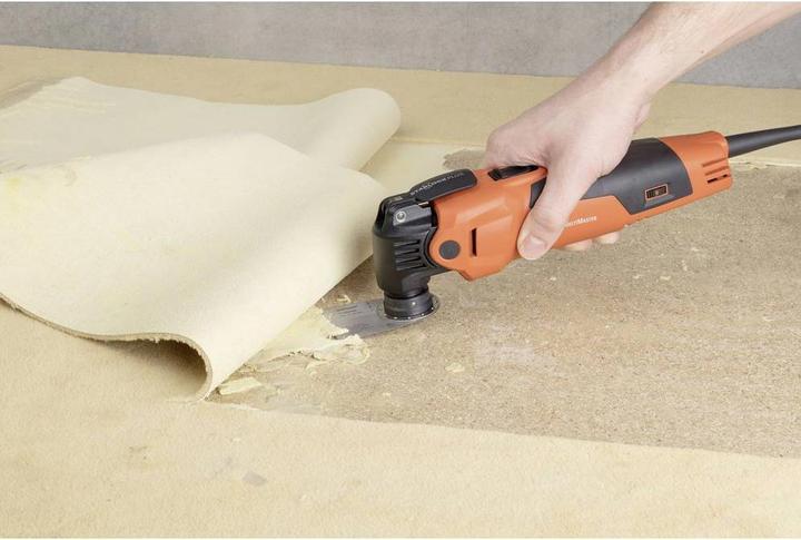 Actual product image wolfcraft HCS Scraper “Expert”, STARLOCK receptacle, carpet and tile adhesive, 52 mm