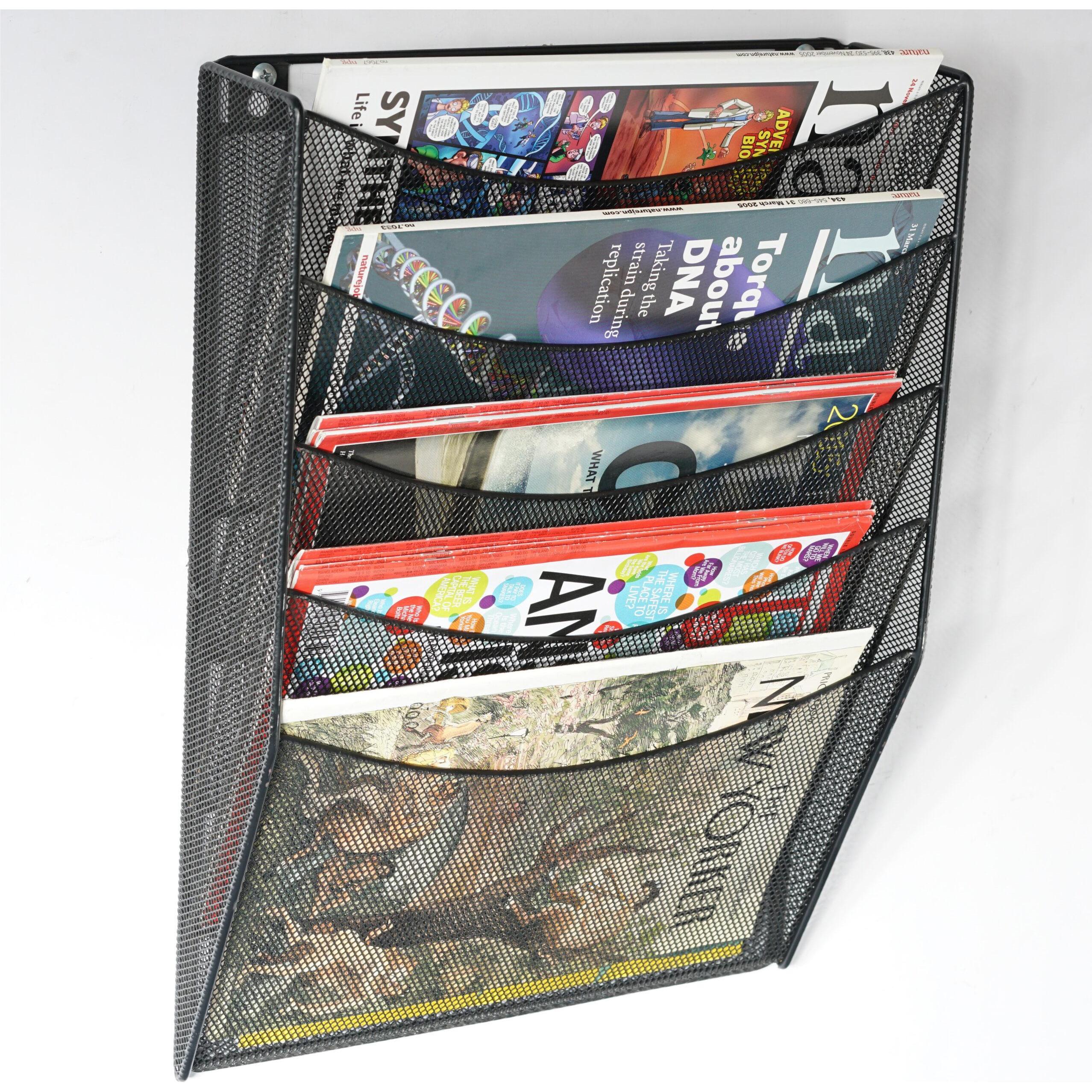 Q-Connect Nero Archiviazione Di Documenti, Set Metallregale (A4)