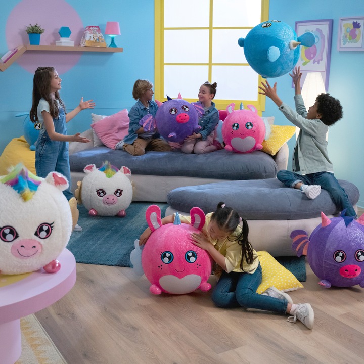 Immagine prodotto Moose Peluche gonfiabile unicorno arcobaleno Biggies