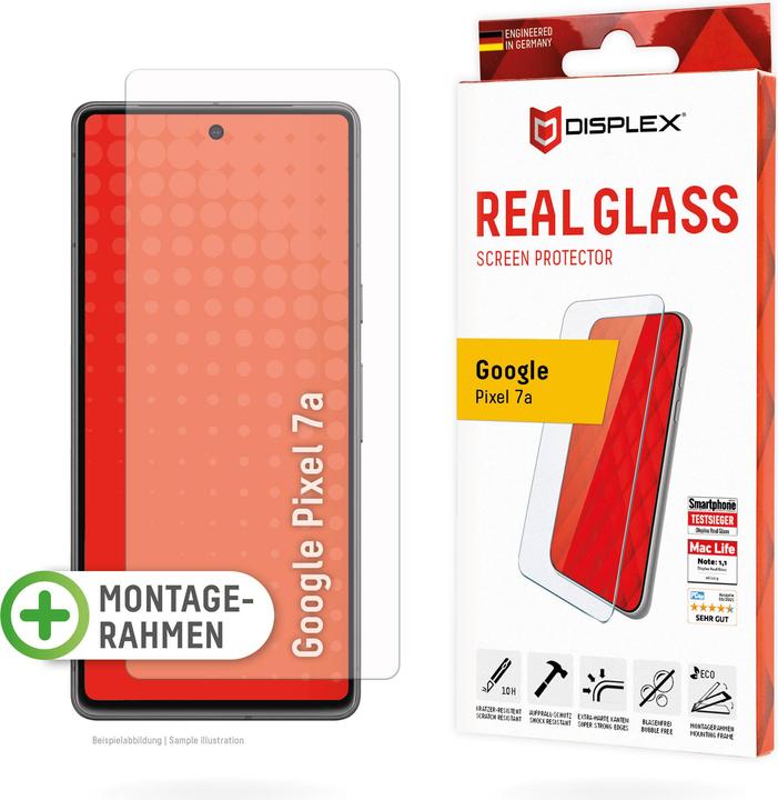 Produktbild Displex Real Glass, 2D Panzerglas (1 Stk., Google Pixel 7a)