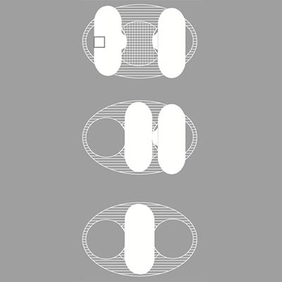 Produktbild ImseVimse Stoffbinden Ohne Knöpfe 3er Pack Schwarz (3x)