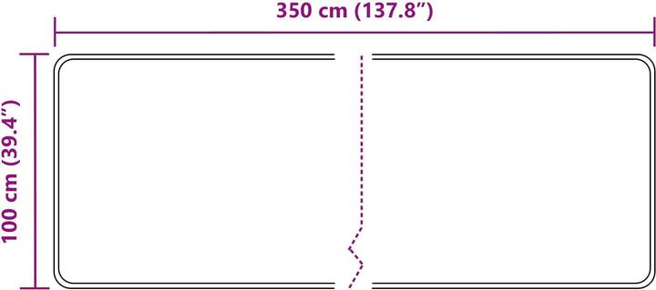 Produktbild vidaXL Läufer Teppich
