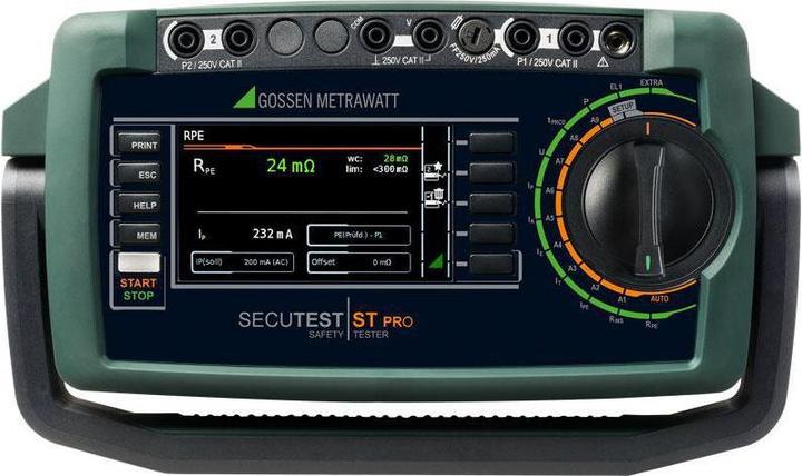 Actual product image Gossen GOSS SECUTEST ST PRO COMFORT tester with Bluetooth M707C (CAT II 250V)