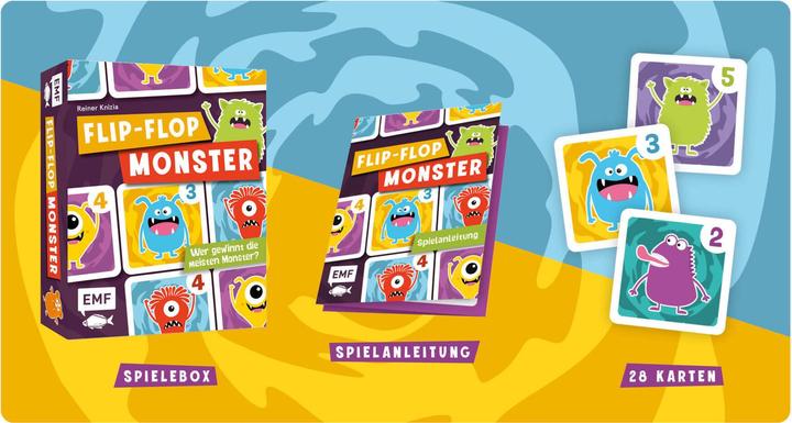 Produktbild Memo-Spiel: Flip-Flop Monster (Deutsch, 2 - 4 Spieler)