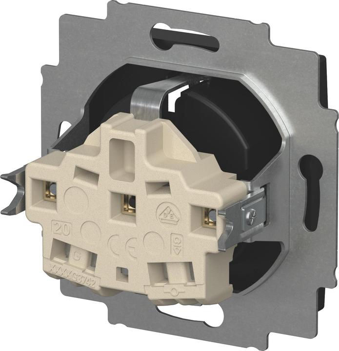 Actual product image Busch-Jaeger SCHUKO Steckdosen-Einsatz 20 EUC-915 m.Steckanschluss Busch-balance SI