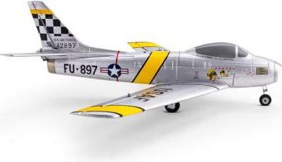 Actual product image E-Flite FLUGZEUG UMX F-86 Sabre 442mm BNF 30mm EDF Jet Basic AS3X SAFE Select (Jet)
