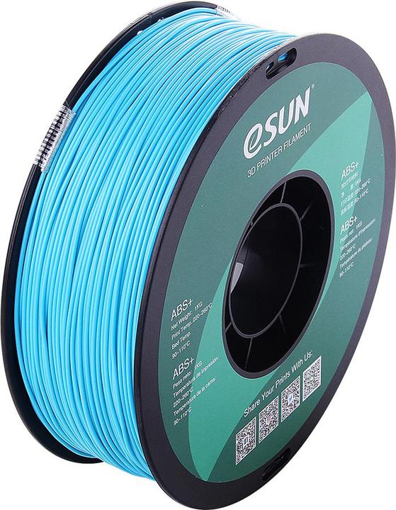 Productafbeelding eSUN ABS+ 1,75mm Lichtblauw 1kg 3D Filament (ABS, 1.75 mm, 1000 g, Blauw)