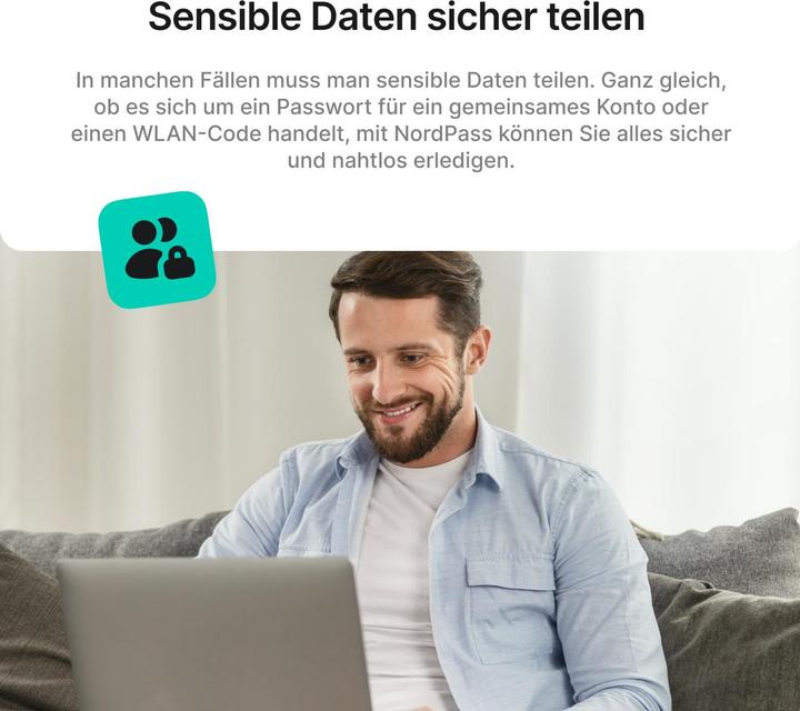 Produktbild NordVPN NordPass (6 User, 12 Monate)