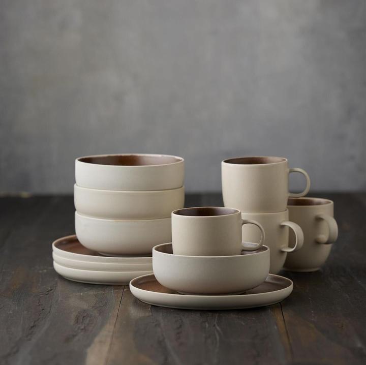 Actual product image Studio Round Speise-Service North 12-teilig, Braun (12 pcs.)