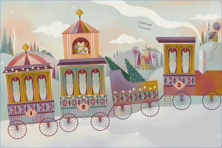 Actual product image Christmas is coming soon! The Advent Calendar Book