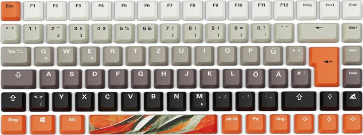 Orange/grau