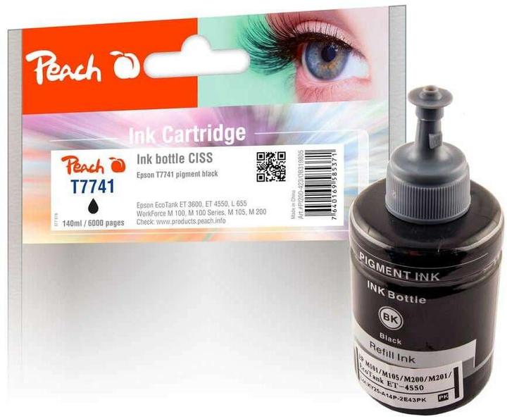 Produktbild Peach Tinte Epson T7741 Black (BK)