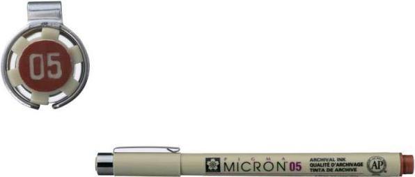Produktbild Talens SAKURA Fineliner Pigma Micron 05 braun 0,45mm (Braun, 1 x)