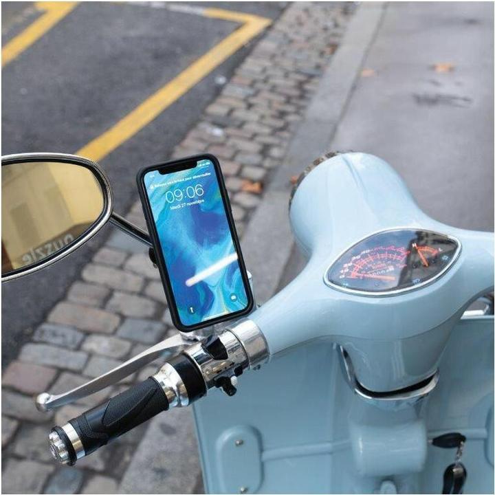 Actual product image Tigra motorcycle/scooter mirror holder fit-clic
