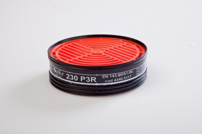 Produktbild Ekastu Sekur Partikelfilter 230 EN 143 P3R D f.Polimask 230/GAMMA/Silikone 2 St./Btl.EKASTU (P3, 2x)
