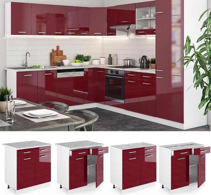 Produktbild Vicco Küchenunterschrank R-Line (80 x 60 x 81.60 cm)