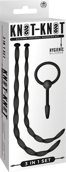 Produktbild NMC 3 in 1 silicone urethral sound kit set black