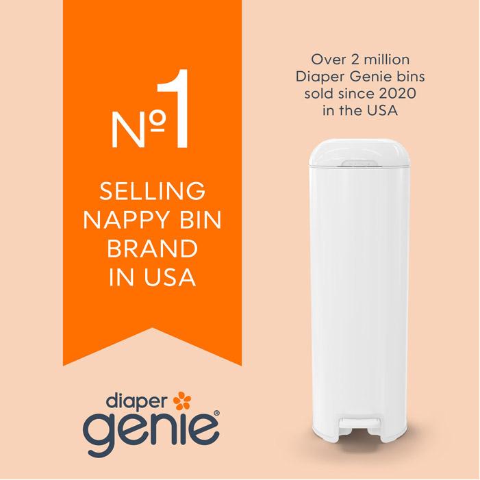 Actual product image Diaper Genie Nappy pail with foot pedal