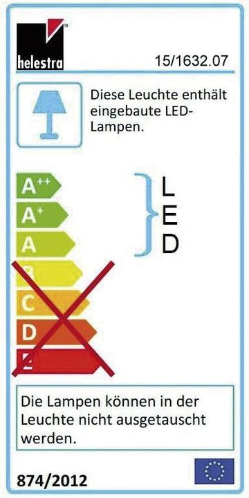 Label énergétique Helestra Plafonnier Liv (630 lm)