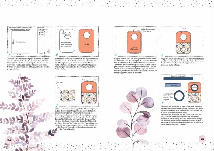 Produktbild Nähideen für Babys und Kinder. 16 Projekte aus Stoffresten. Nachhaltig, umweltfreundlich (Deutsch, Anaïs Malfilatre, 2021)