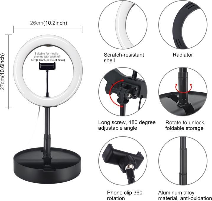 Produktbild Puluz PU480W (Ringlicht)
