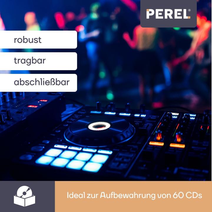 Produktbild Perel CD/DVDKoffer (Plattenspieler, CDs, DJ Controller, Platten)