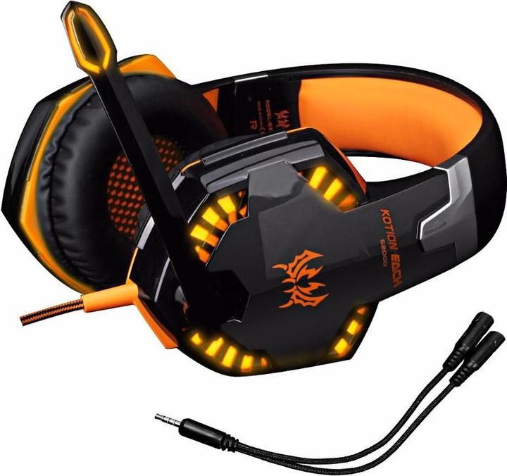 Immagine prodotto JTI Cuffie da gioco G2000 Pro - Arancione