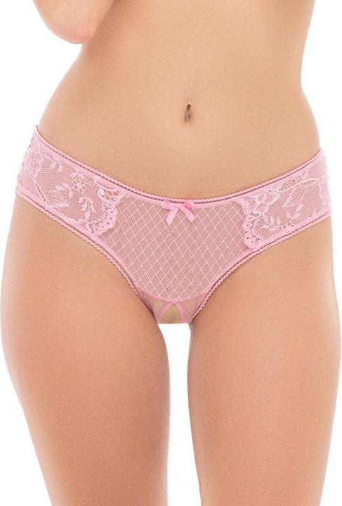 René Rofé Surrender Sexy Slip mit offenem Schritt Rosa (S, M)