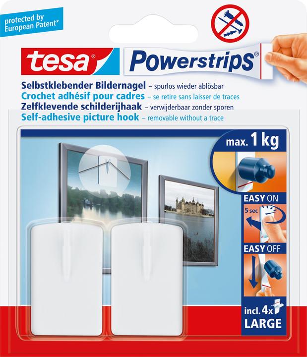 Produktbild tesa Powerstrips Bildernagel