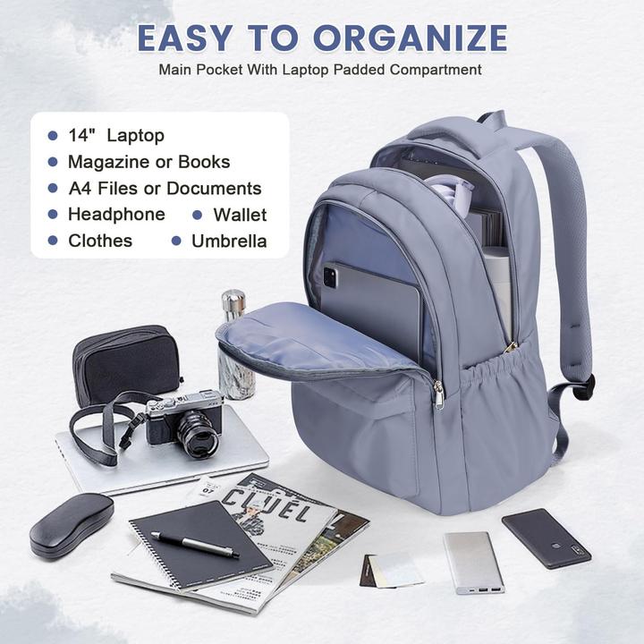 Produktbild Only-Bags.Store Schulrucksack, leichte Schultaschen, wasserdichter Schulrucksack für die Uni, Freizeitrucksack